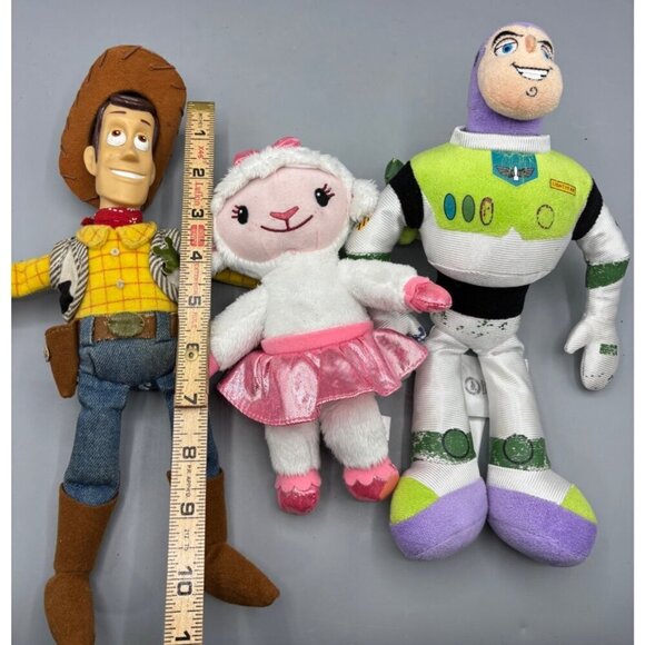 Disney Toy Story Woody Buzz Lightyear & Lambie Plush Doll Set - Picture 8 of 8